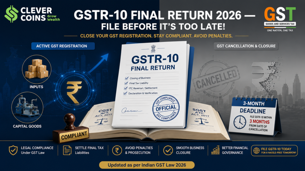 gstr 10 final return gst cancellation india 2026