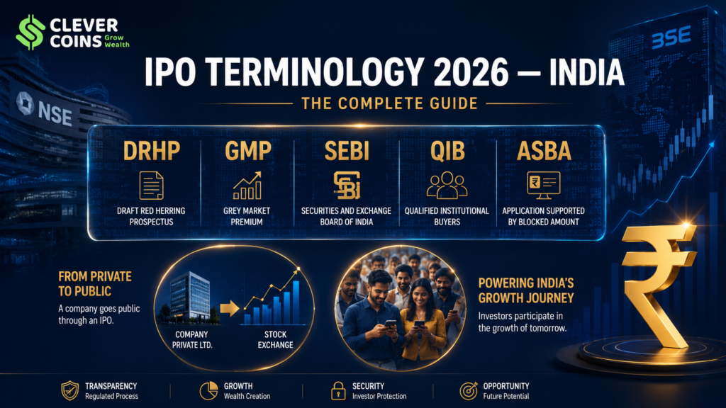 ipo terminology india 2026