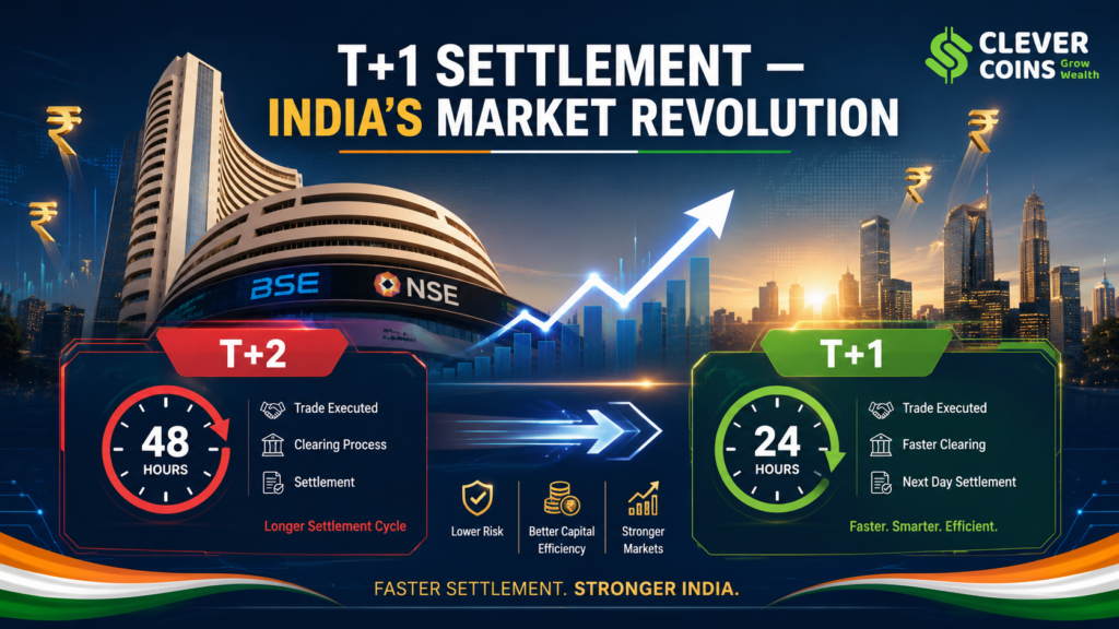 t+1 settlement india