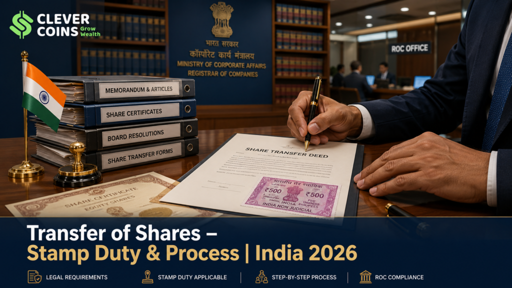 transfer of shares stamp duty india