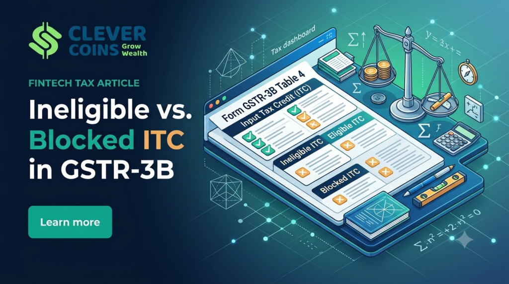 Ineligible vs. Blocked ITC: Correct Classification in Table 4 of Form GSTR-3B