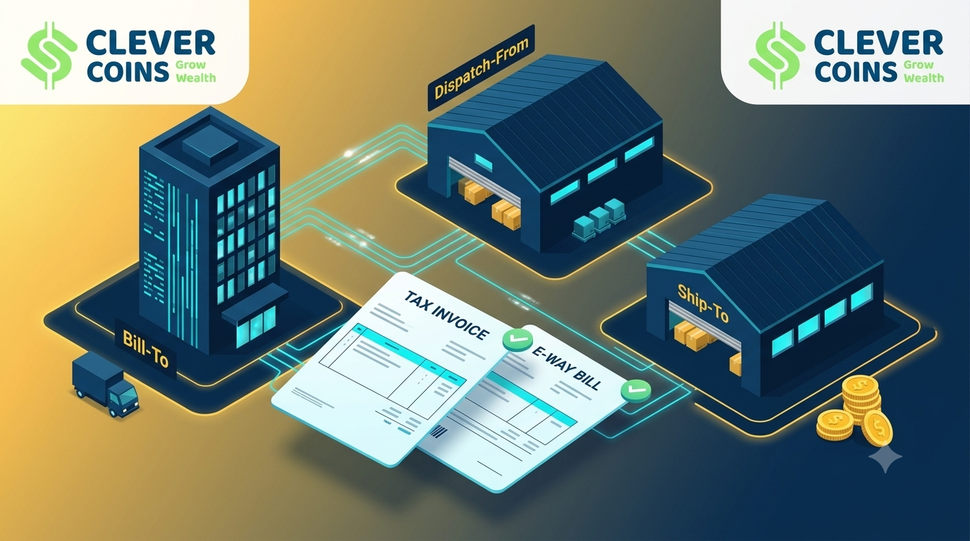 Mastering Bill-To Ship-To & Bill-From Dispatch-From Transactions: The Complete Guide to E-Way Bill and Invoice Structuring